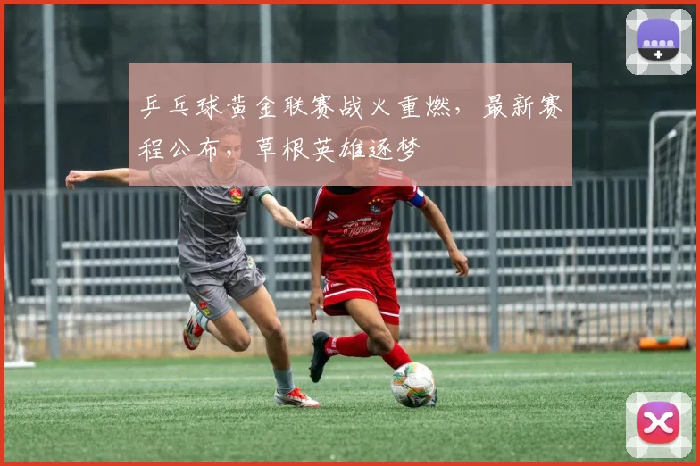 乒乓球黄金联赛战火重燃，最新赛程公布，草根英雄逐梦